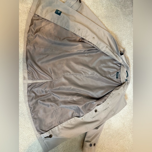 Ralph Lauren Boys Classic Beige Trench Coat Overcoat Size 12 All Weather - Picture 4 of 13